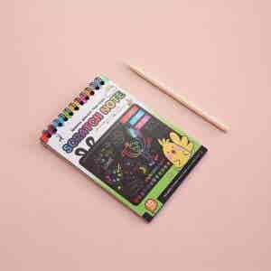 Green Colorful Diy Scratch-off Notebook