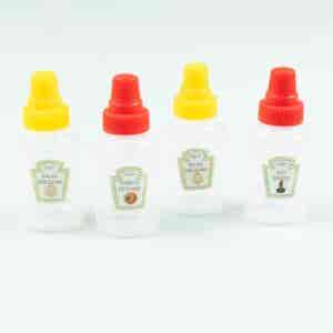 Mini Condiment Bottles