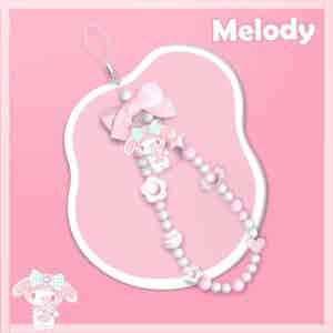 Sanrio My Melody Beaded Phone Lanyard