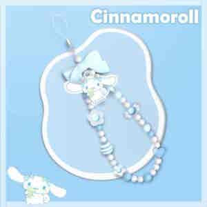 Cinnamoroll Blue Beaded Phone Lanyard