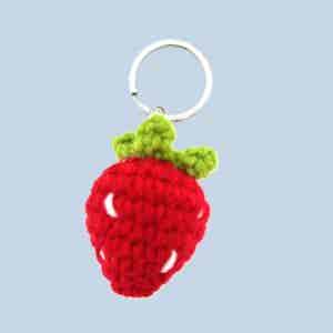 Strawberry Keyring