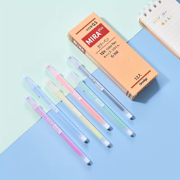 Mira Colour Gel Pen Set 0.5 mm Ballpoint Pen for Journal Cute School Supplies Stationery Office Accessories
