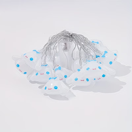 USB Cinnamoroll String Lights – 10 LED Bulbs, 1.5m Fairy Light Garland